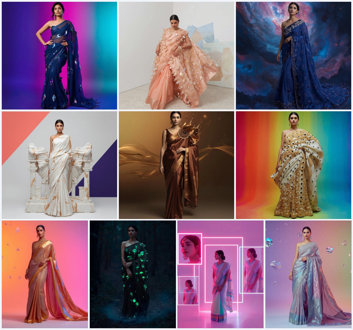 Top 10 Prompt For Gemini AI Girl In Saree 2026 PDF for Future Guidance | Trending purple saree prompt for gemini