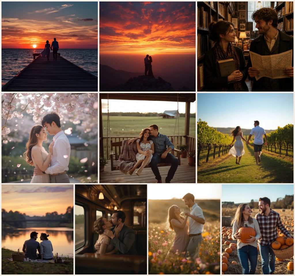 Best 10 Love AI Prompts for Tender Forehead Kisses with Soft Window Light