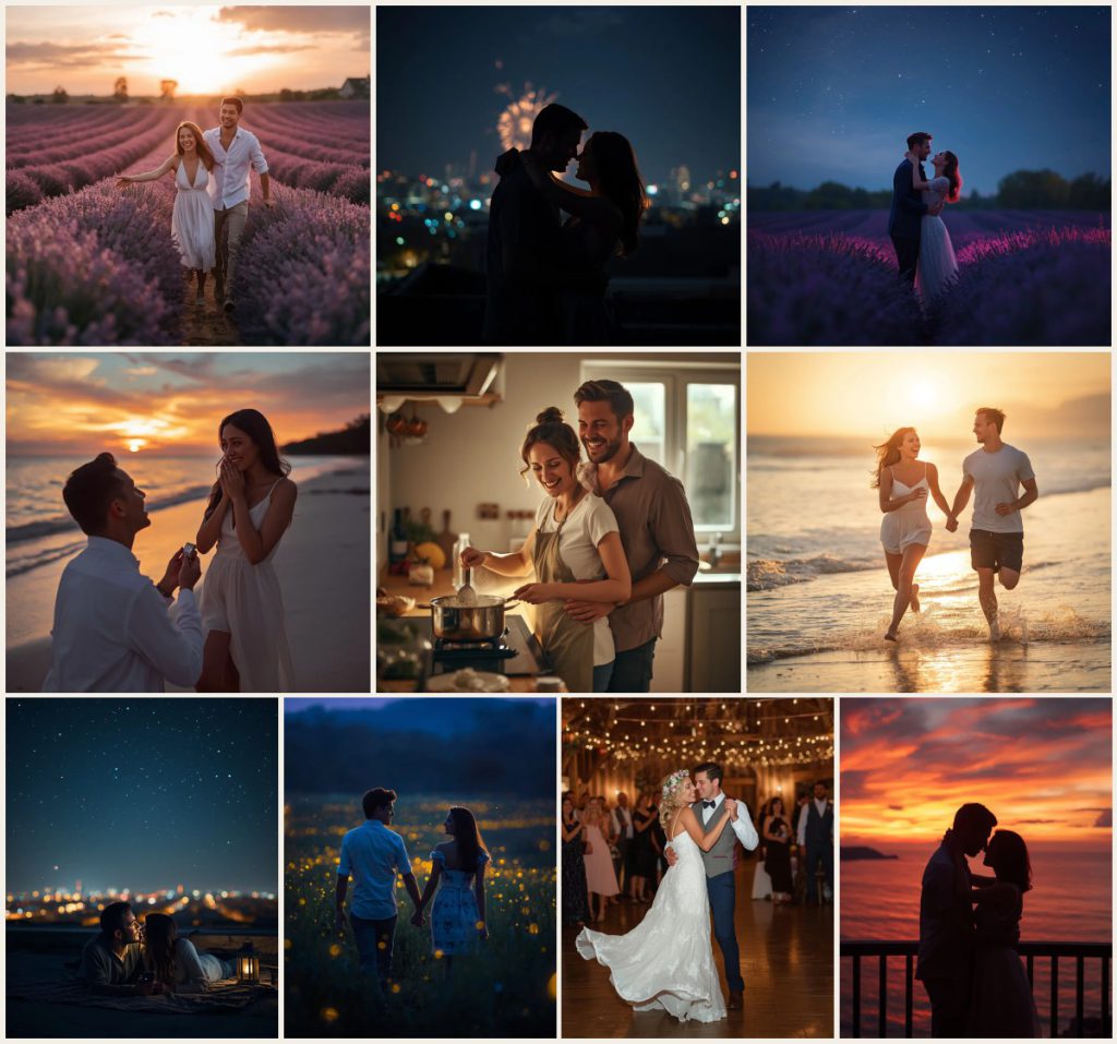New 10 Cinematic Couple AI Prompts for Dramatic Goodbye Scenes at a Train Station